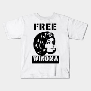 FREE WINONA 2001 Kids T-Shirt